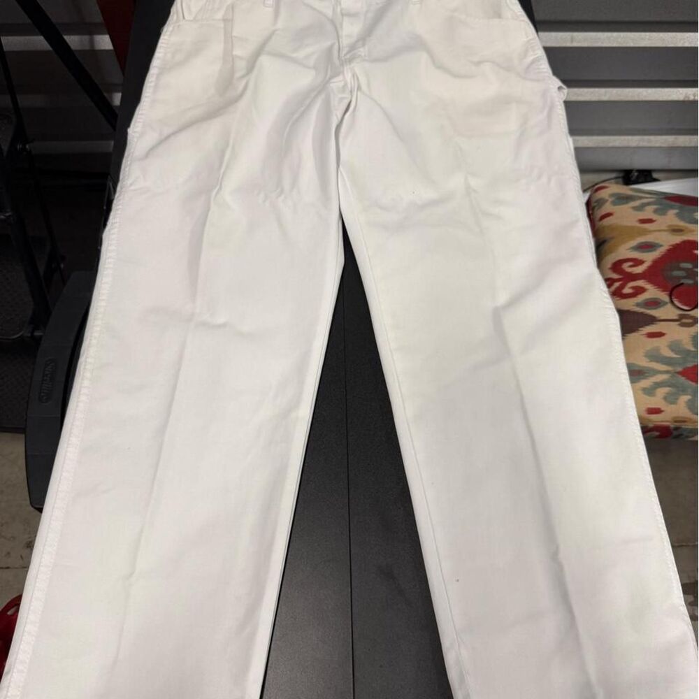 Dickies Men's White Trousers